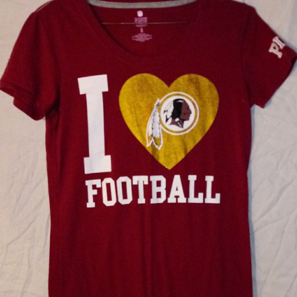 NFL PINK Victoria's Secret RedSkin Top